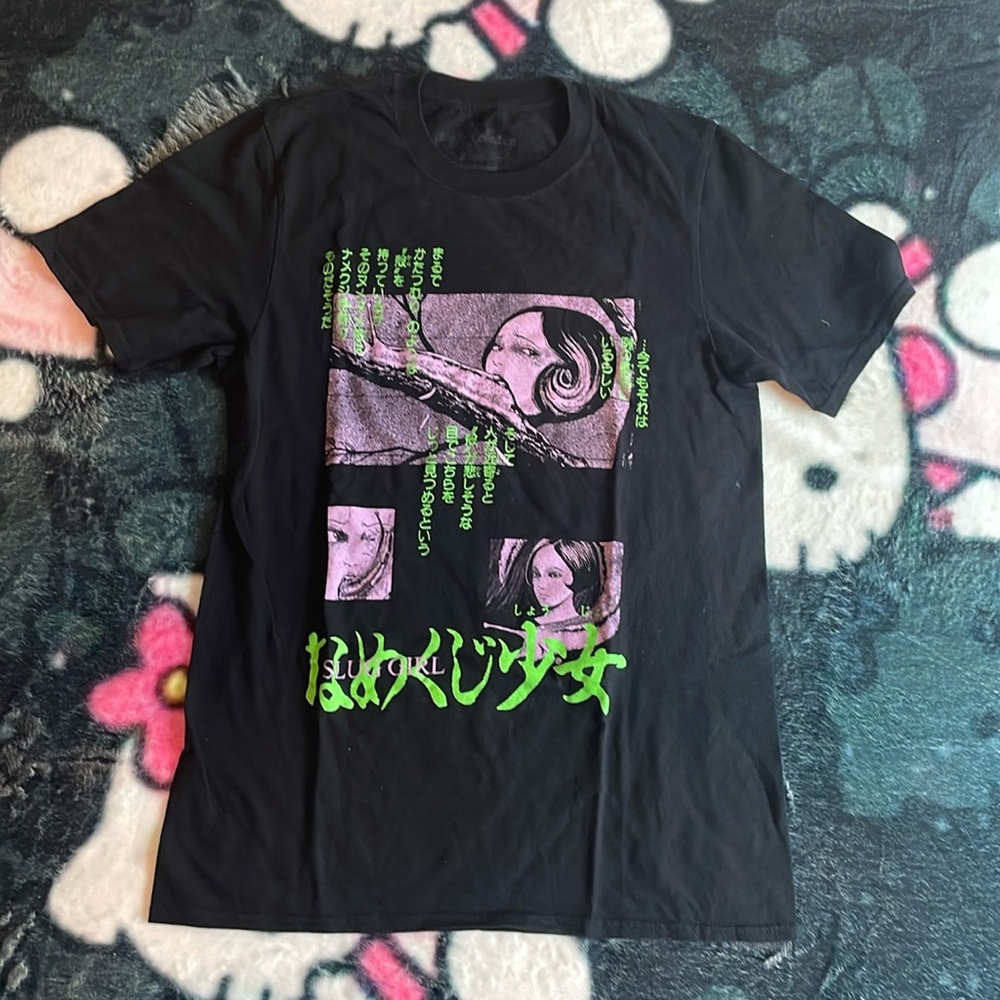 Junji slug girl t-shirt!